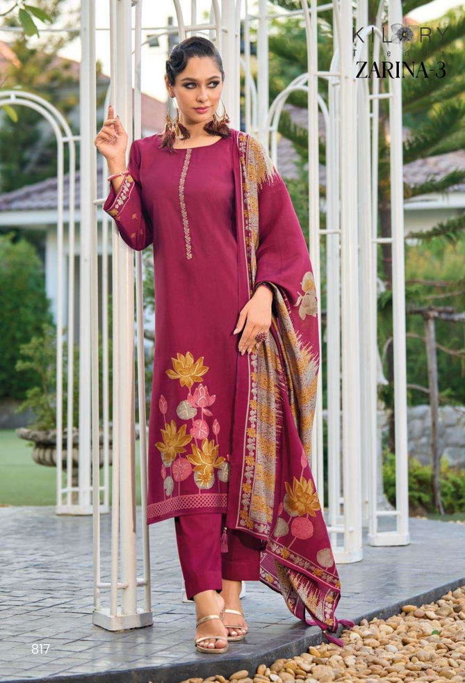 Zarina 3 By Kilory Viscose Muslin Digital Printed Salwar Kameez Wholesale Online